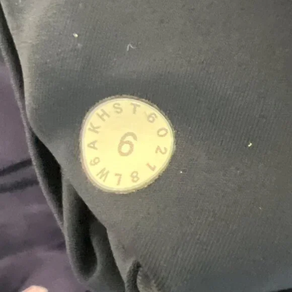 LULULEMON Align High-Rise Capri Leggings Navy Blue Size 6 W6AKHS EUC - Picture 4 of 4